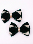 Samt-Schleifen, Mädchen Haarschmuck, Smaragdgrüne Haarspangen, Luxus Kinderaccessoires, Eleganter Haarschmuck, Festliche Haarspangen, Schleifen-Haarspangen, Kindermoden-Accessoires, Geschenkideen für Mädchen.