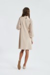 Mädchenkleid, elegantes Kleid, Kinderkleid Beige, Festtagskleid Mädchen, Kleid mit Rüschen, Mädchenmode, hochwertiges Kinderkleid, EU-Produktion, Festtagsmode für Mädchen