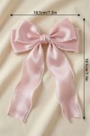 Haarspange Mädchen, Schleifen-Haarspange, festliche Haaraccessoires, Haarspange Kommunion, Haarspange Hochzeit, Mädchen Schleife Haar, elegantes Haaraccessoire, Geschenk für Mädchen, Haarspange rosa, festliche Frisuren Kinder