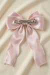 Haarspange Mädchen, Schleifen-Haarspange, festliche Haaraccessoires, Haarspange Kommunion, Haarspange Hochzeit, Mädchen Schleife Haar, elegantes Haaraccessoire, Geschenk für Mädchen, Haarspange rosa, festliche Frisuren Kinder