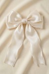 Haarspange Mädchen, Schleifen Haarspange, Organza Haaraccessoire, Haarschmuck Kommunion, Festlicher Haarschmuck Mädchen, Hochzeit Haarspange Kinder, Perlen Schleife Mädchen, Geschenk für Mädchen
