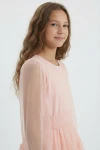 Tuellkleid Holly Rosa - Elegante Rueckansicht