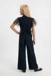 Mädchen Overall Blair komplettes Styling, schwarzer Jumpsuit mit Accessoires, festliches Outfit Mädchen Ball, Festmode schwarz