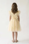 Festliches Tüllkleid Paola in Buttergelb für Mädchen