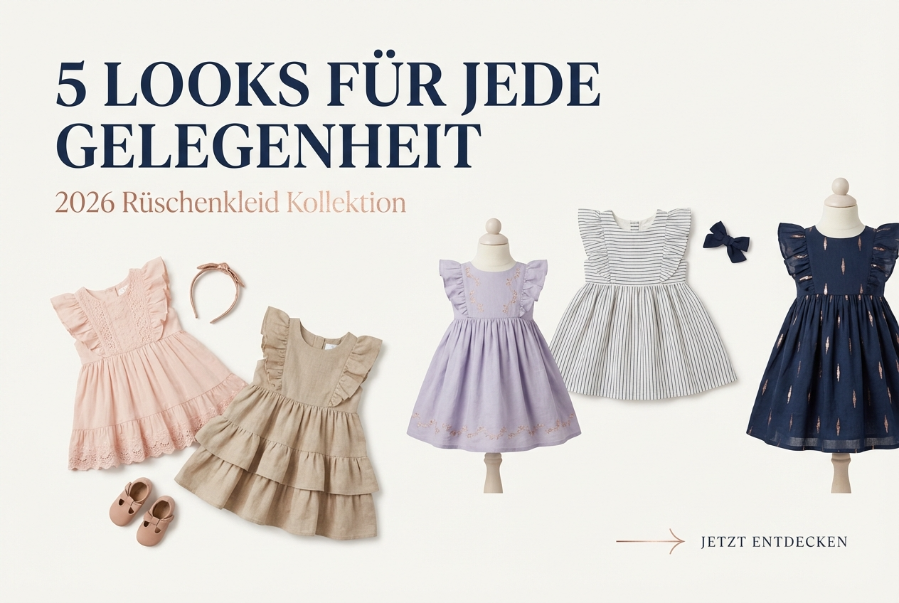 Rüschenkleider-Styling 2026: 5 Looks von der Taufe bis zum Geburtstag – meine persönlichen Favoriten!